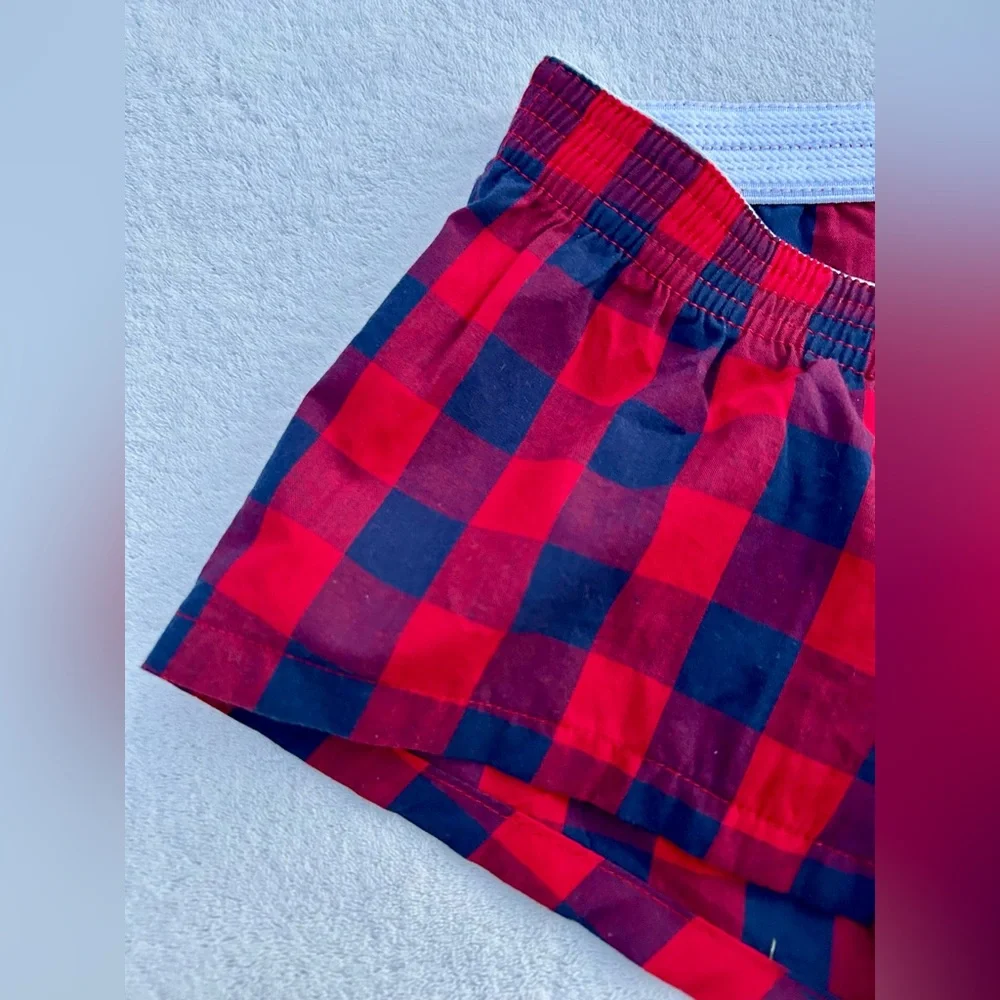 Soebean Checkered Fit Trunks Underwear Sz.Medium Mens 100% Cotton